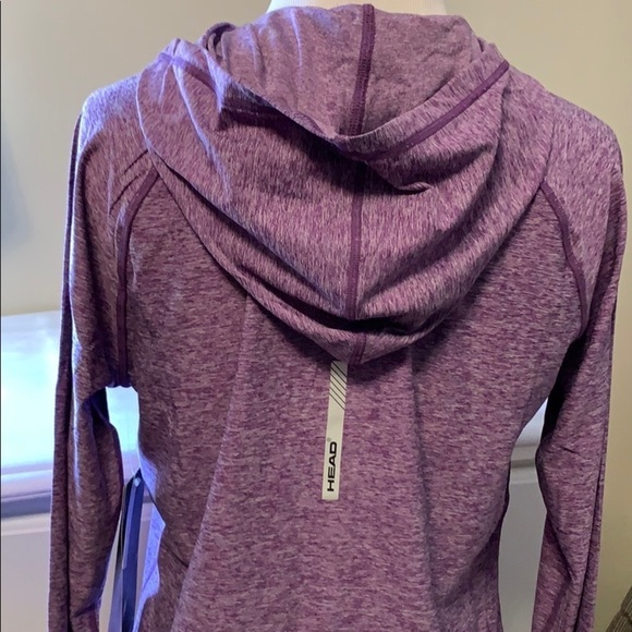Head purple lightweight hoodie, reflective stripe - Picture 6 of 12
